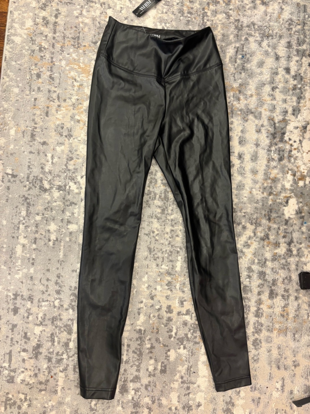 White House Black Market Women’s Black Faux Leather Leggings NWT - Size 4